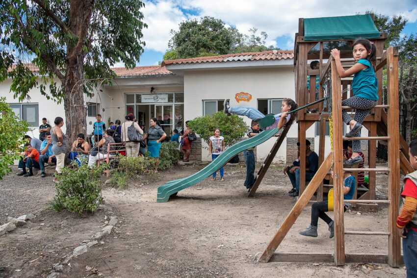 Children playing at Honduras Care Centre