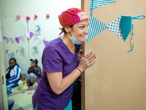 Kelly Raymond, Psychosocial Care, Child Life Specialist, Kelly Raymond of Canada, Child Life Area.